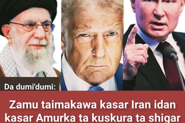 Da dumi’dumi: Rasha ta gargadi Amurka da kada ta taimakawa Isra’ila ta hanyar soji kan Iran idan ba haka ba kasar Rasha zata karbi goron gayyatar taimakawa Iran